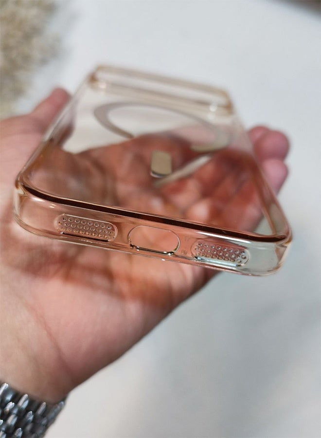 جراب ماج سيف لهاتف ايفون 17  برو ماكس ، جراب  نحيف مقاوم للصدمات والخدوش  يدعم الشحن اللاسلكى المغناطيسى لهاتف ايفون 17 بروماكس - بنى - Image 3